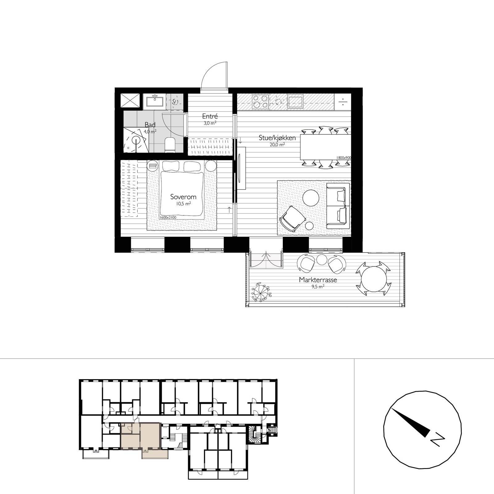 Plantegning 101 Galleribilde