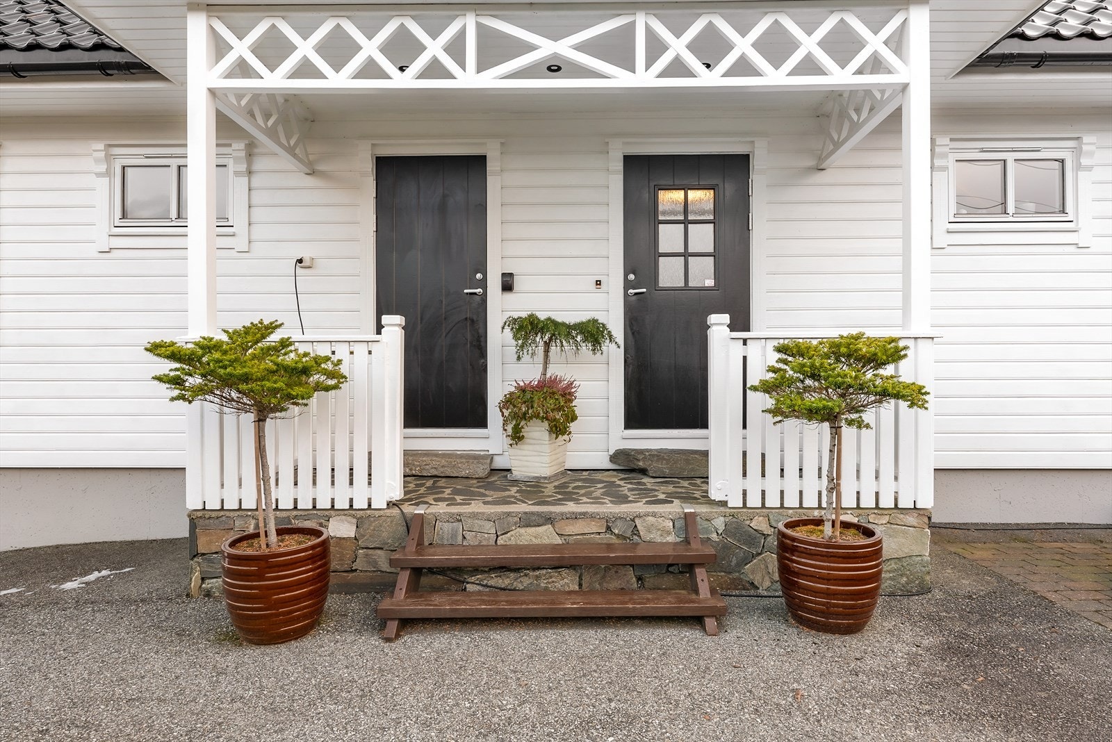 Overbygd inngangsparti Galleribilde