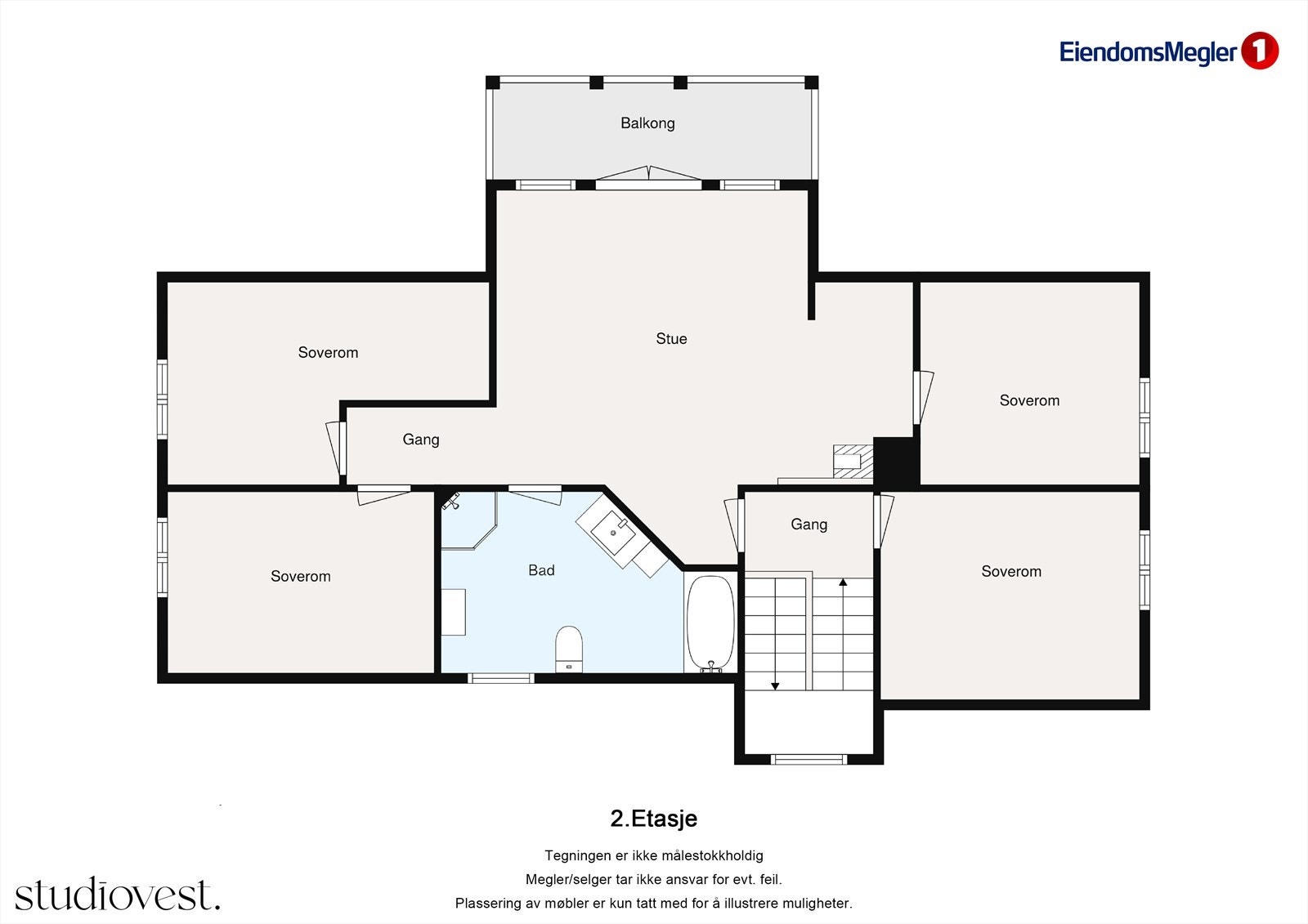 Planskisse Galleribilde