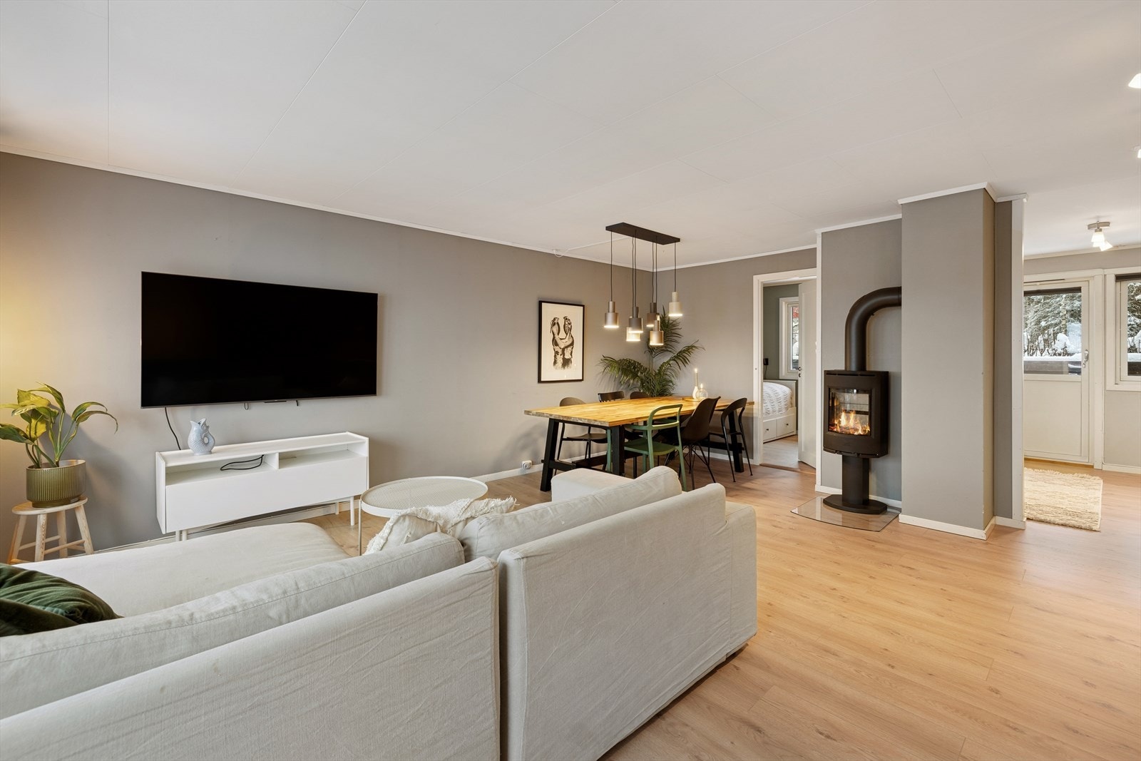 Peisovn gir en trivelig atmosfære på kjølige dager. Galleribilde