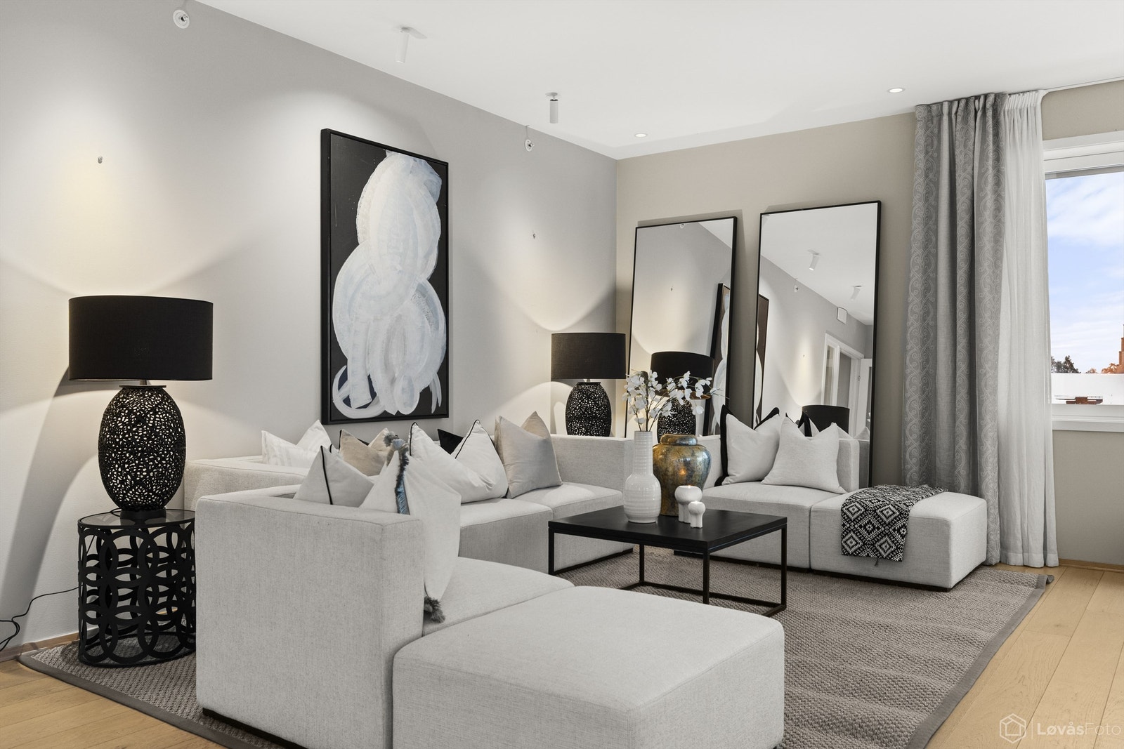 Vannbåren gulvvarme og balansert ventilasjonsanlegg er en selvfølge. Galleribilde