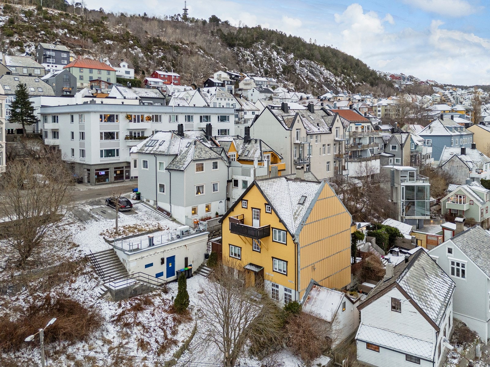 Dronefoto mot nordøst Galleribilde