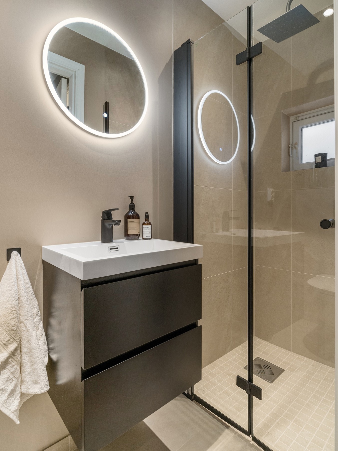 Badet i 1. etasje ble pusset opp i 2023. Galleribilde