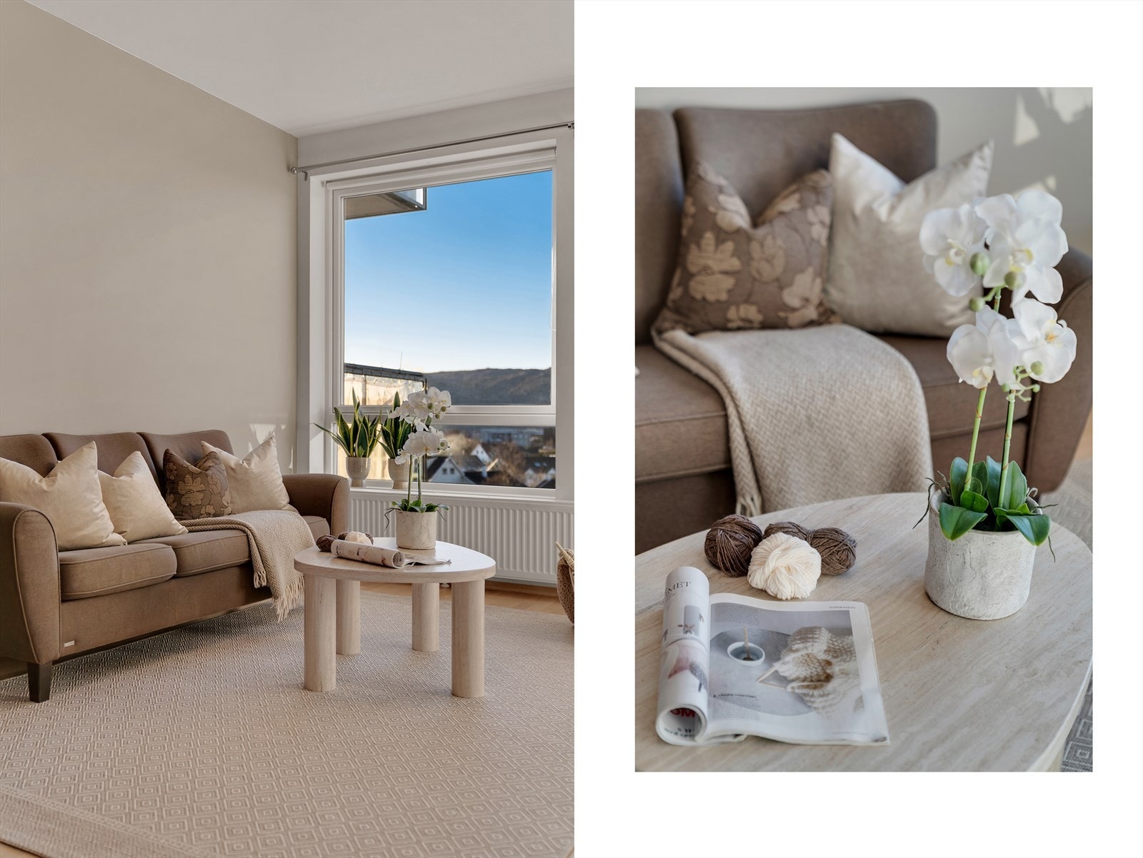 - Den lune sofasonen inviterer til både avslapning og hyggelige stunder - Galleribilde