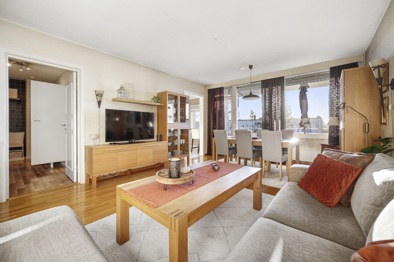 God avstand mellom blokkene gjør innsynet svært begrenset. Galleribilde