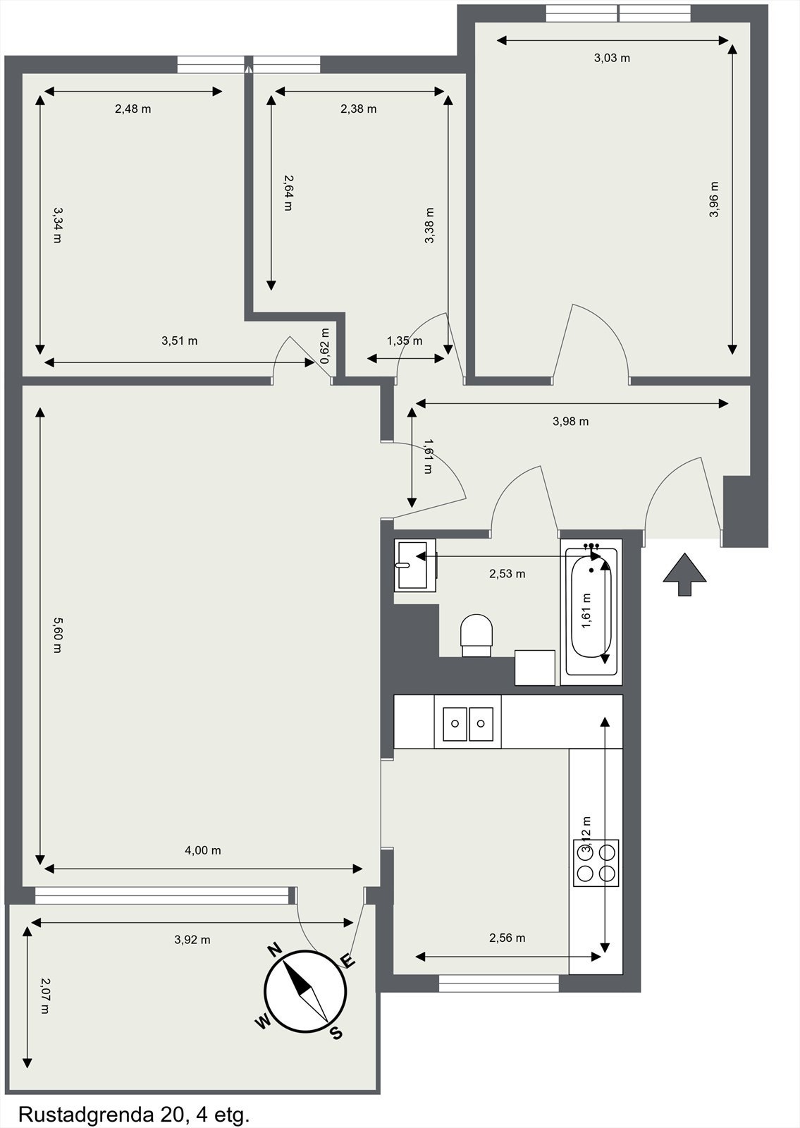 Plantegning Galleribilde