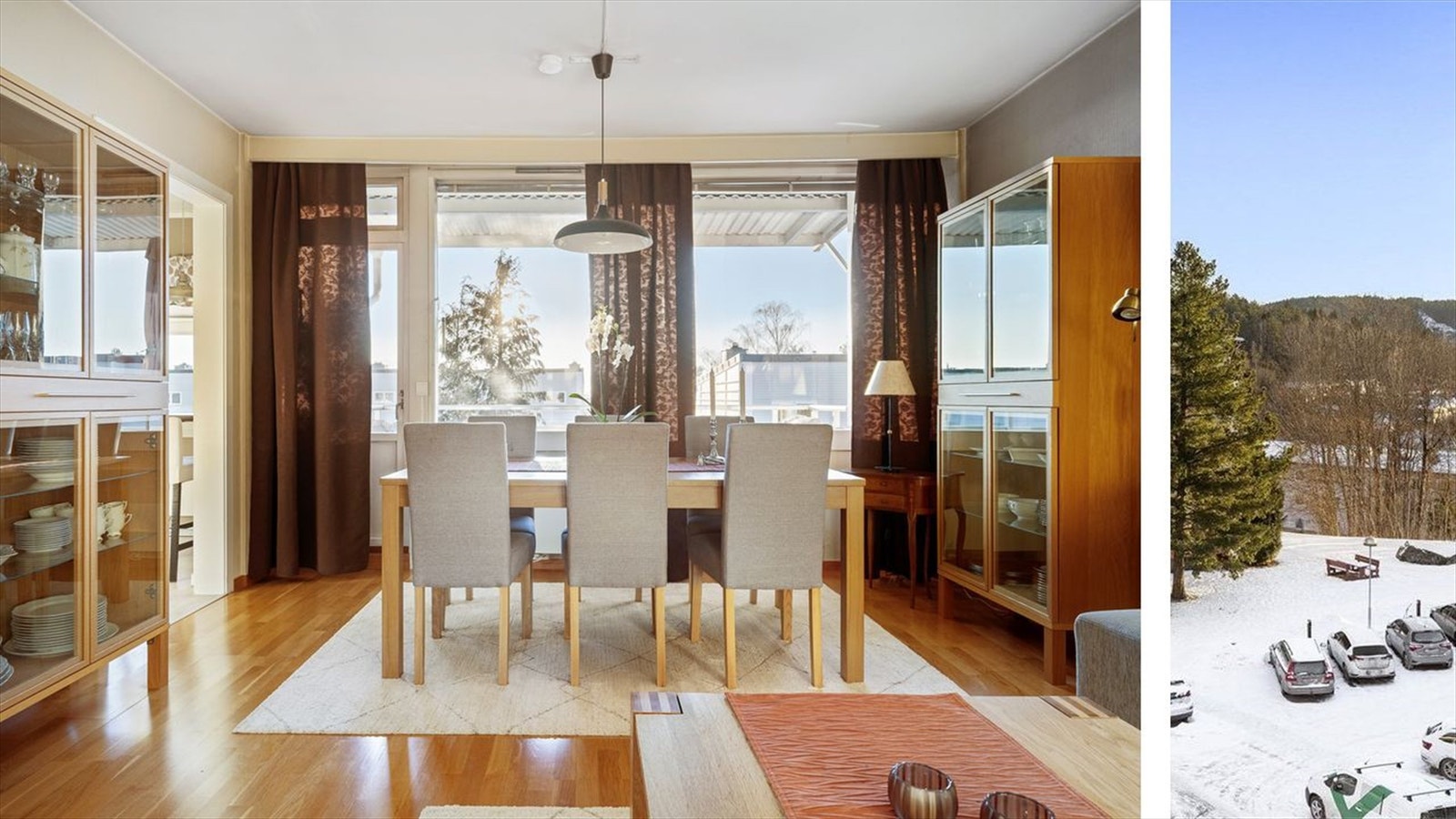 Store vindusflater slipper inn rikelig med dagslys. Galleribilde