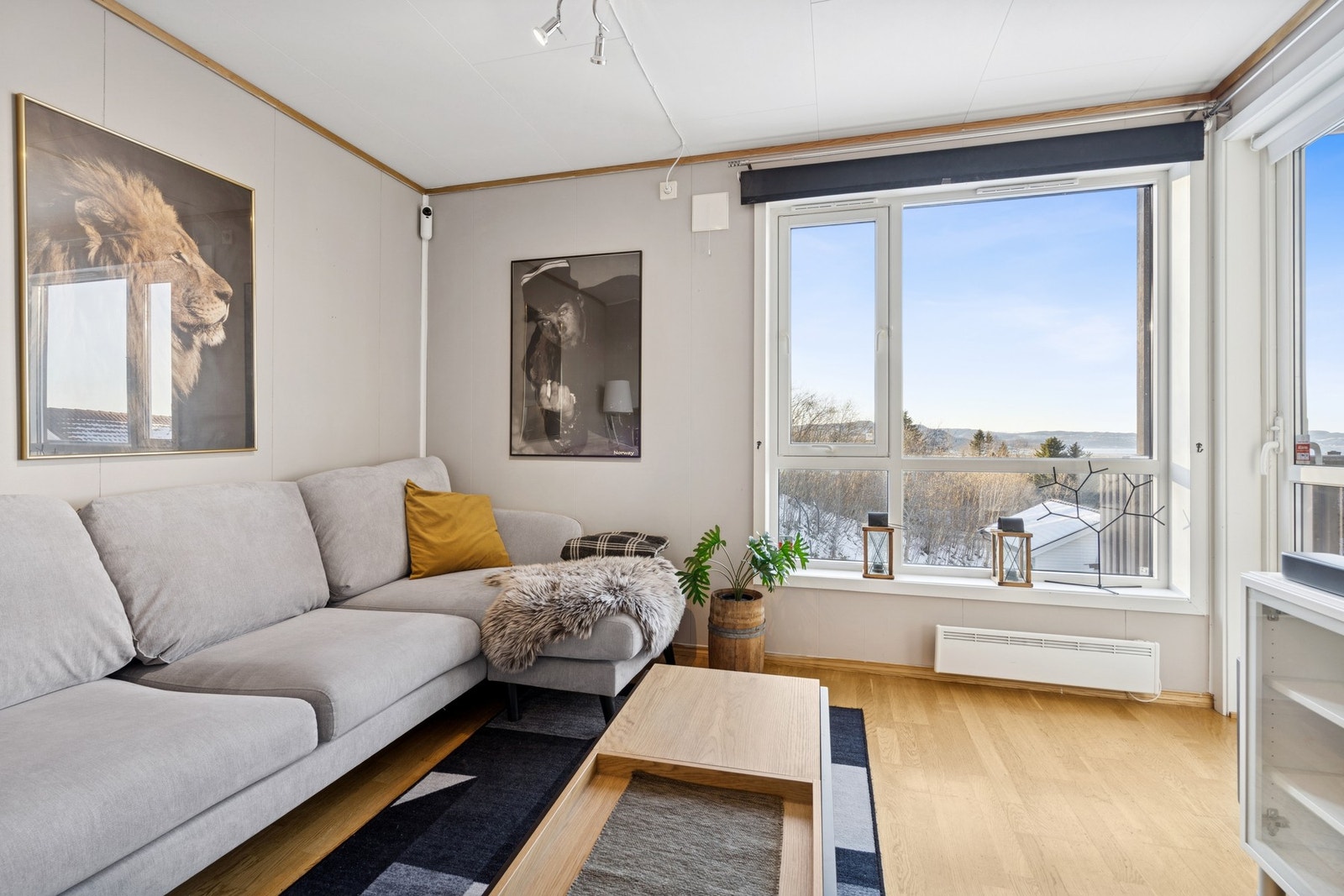 Fra stue har du utgang til balkong. Galleribilde