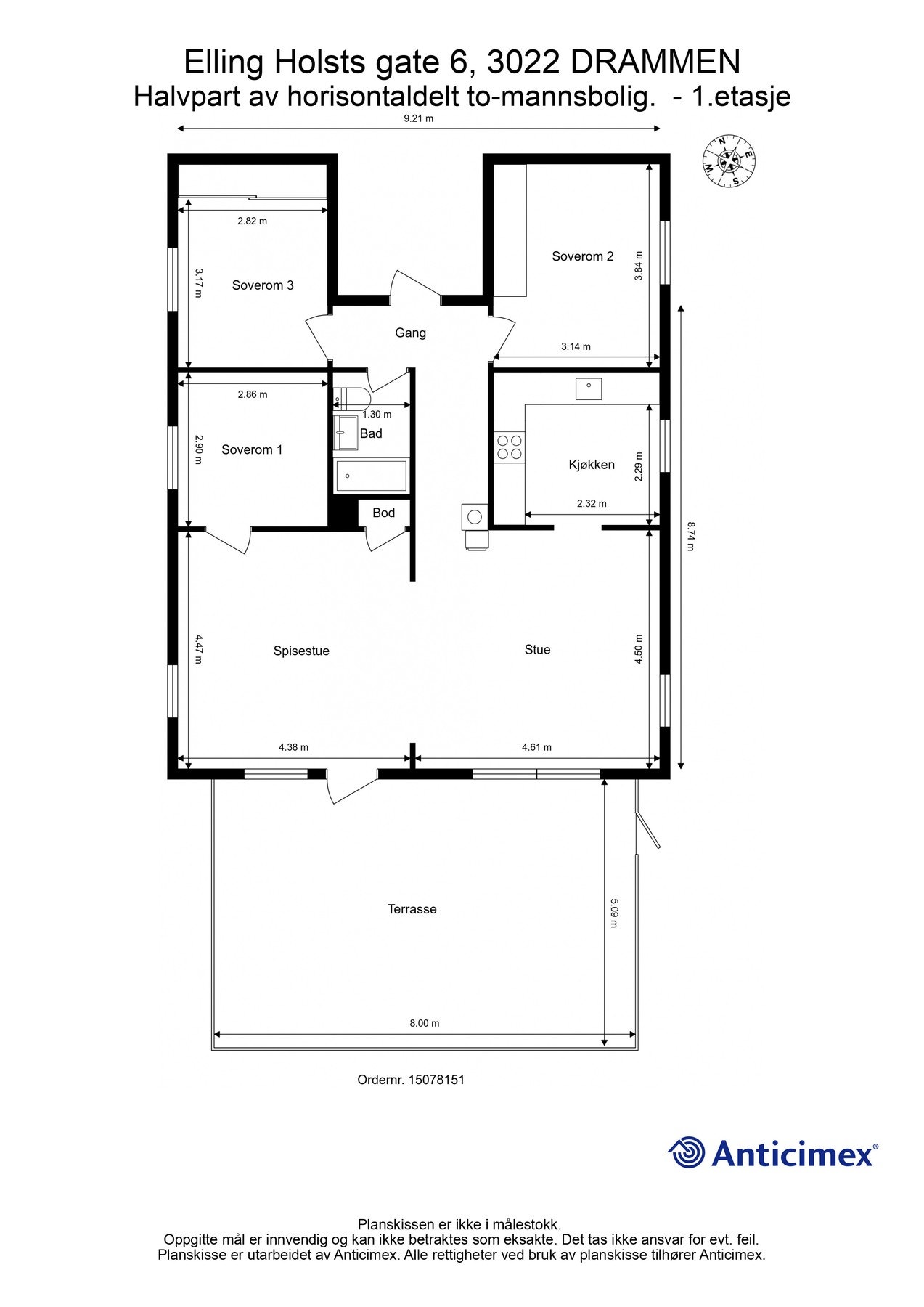 Plantegning Galleribilde