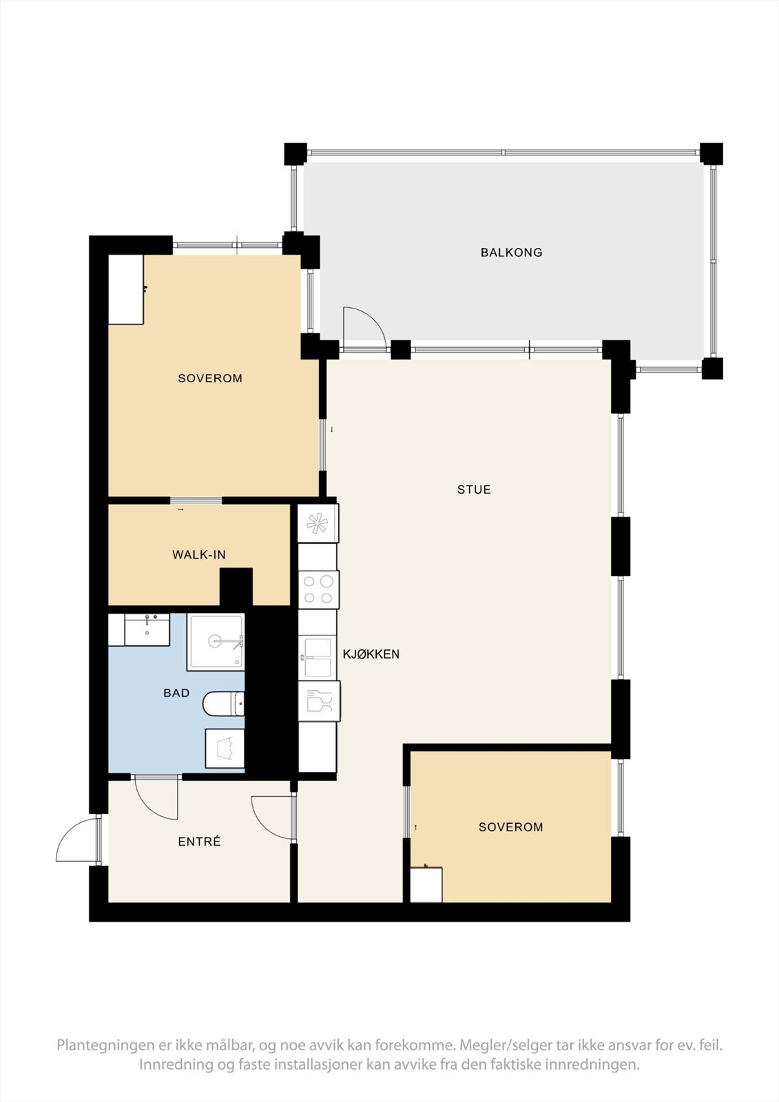 Plantegning Galleribilde