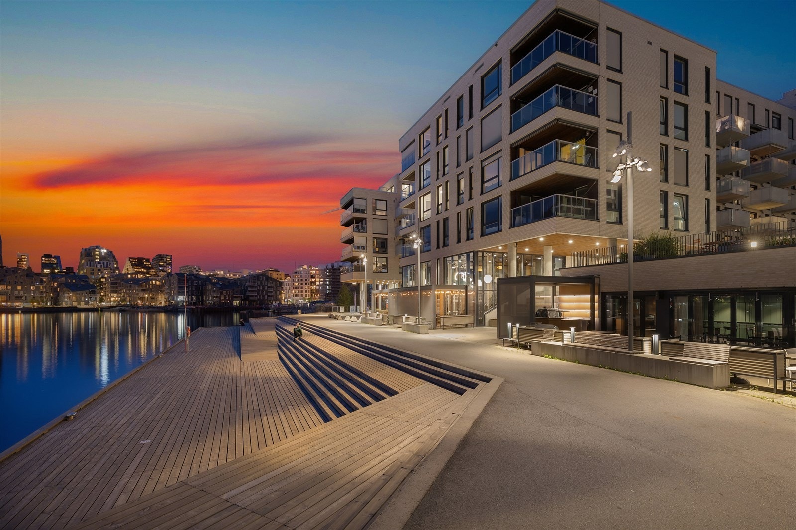 Ca. 20 min gange til Sørenga. Galleribilde