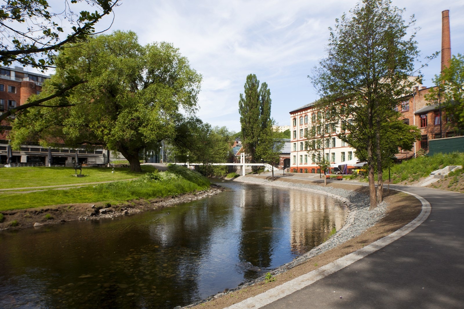 Fine turstuer til sentrum eller oppover til Torshov, Nydalen og videre til Frysja. Galleribilde