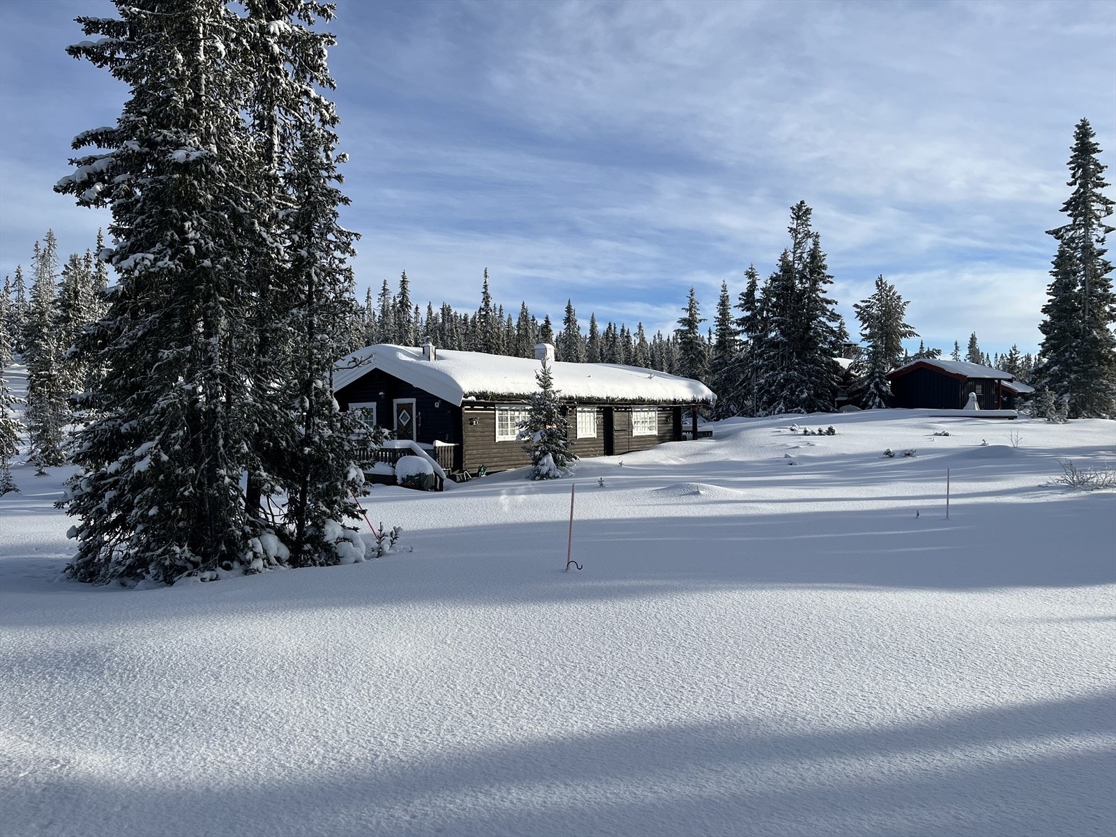 Velkommen til fantastiske Engerdal, Lisætra og Lisætervegen 307! Eiendommen ligger i fantastiske omgivelser på Lisætra, ca. 805 moh. Fritidsboligen som ble oppført i 1988 består av gang, kjøkken, stue, tre soverom, sanitærrom og do-rom. Galleribilde
