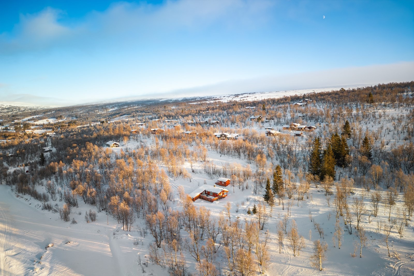 Det er god avstand til nærmeste nabo. Galleribilde