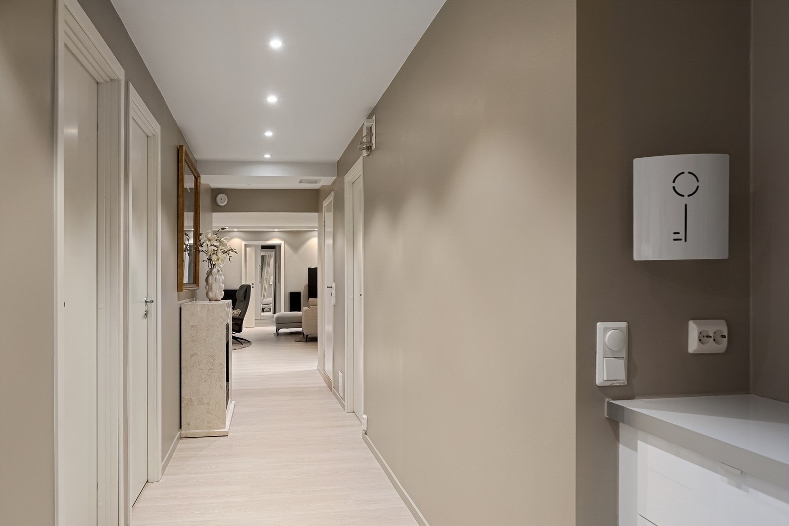 Gangen gir deg tilgang til alle rom i leiligheten Galleribilde