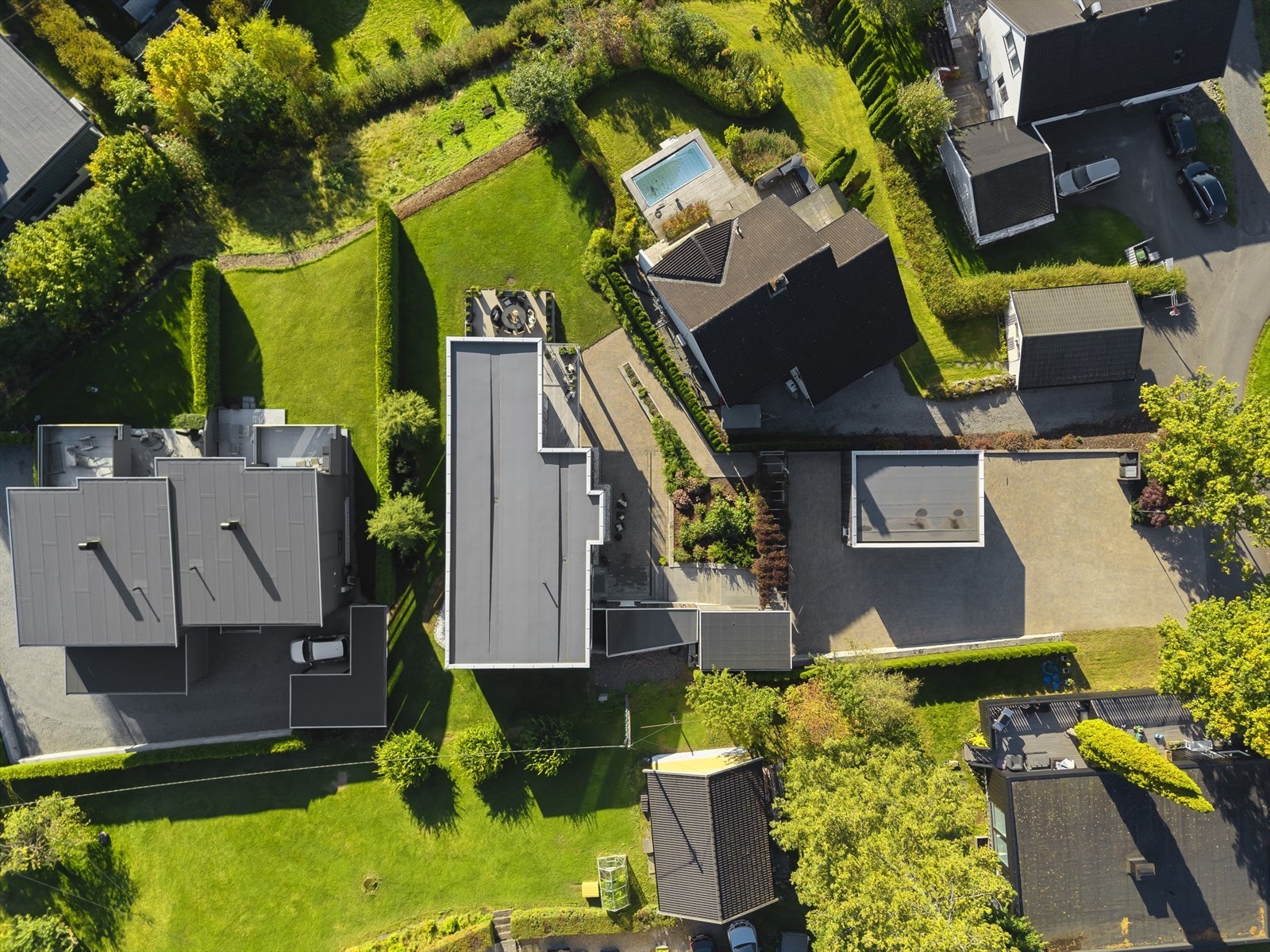 Dronefoto Galleribilde