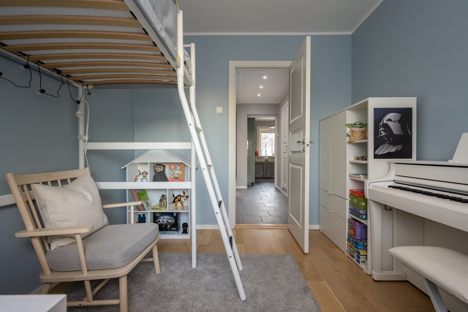 Rommet egner seg fint som et gjesterom, barnerom eller kontor. Galleribilde