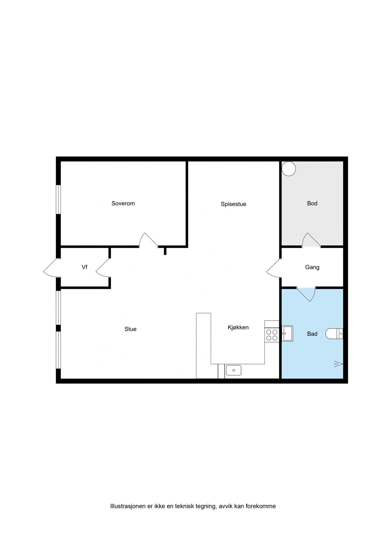 Plantegning Galleribilde