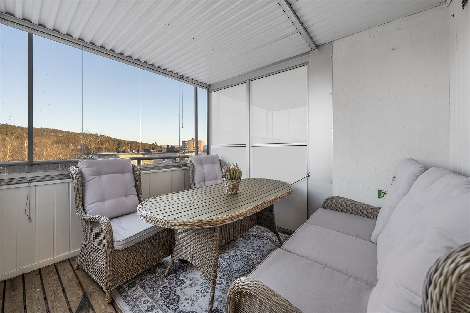 God utsikt fra toppetasjen Galleribilde