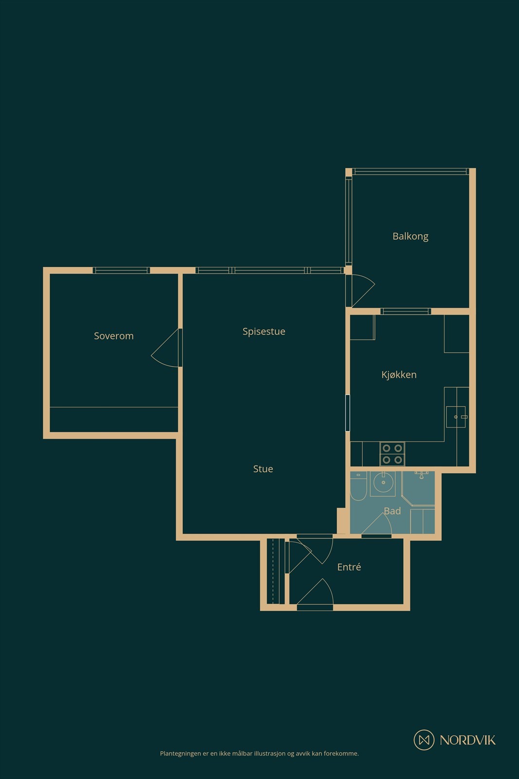 Plantegning Galleribilde