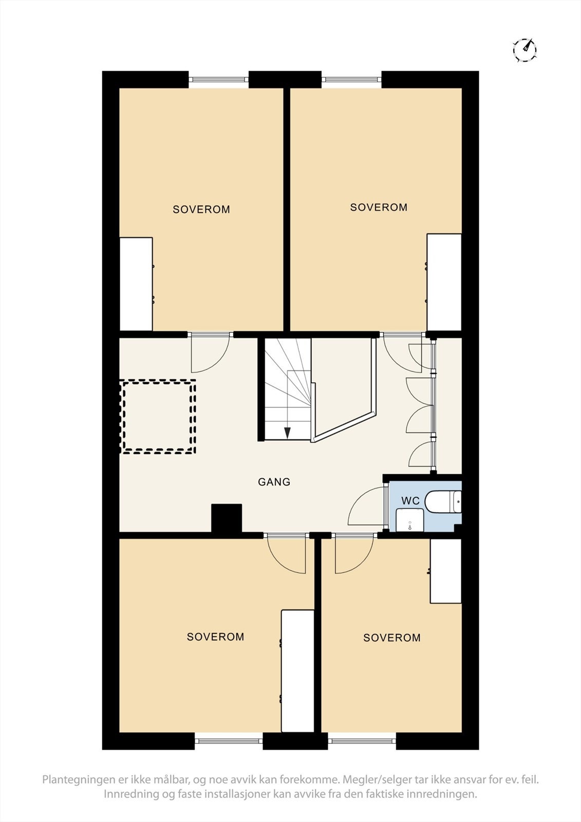 Plantegning 2.etg. Galleribilde
