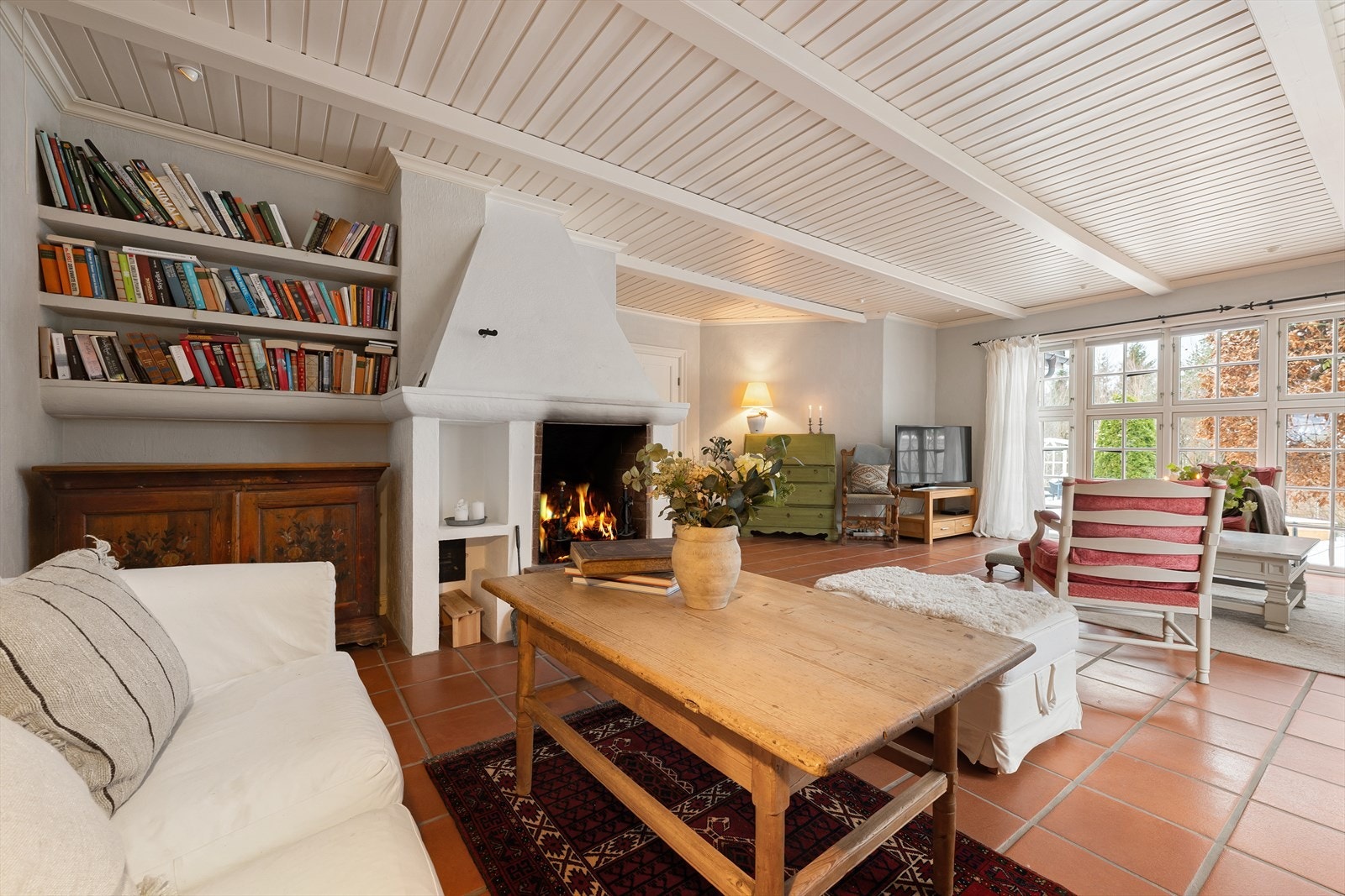 Ildsted gir lun stemning og ekstra komfort Galleribilde