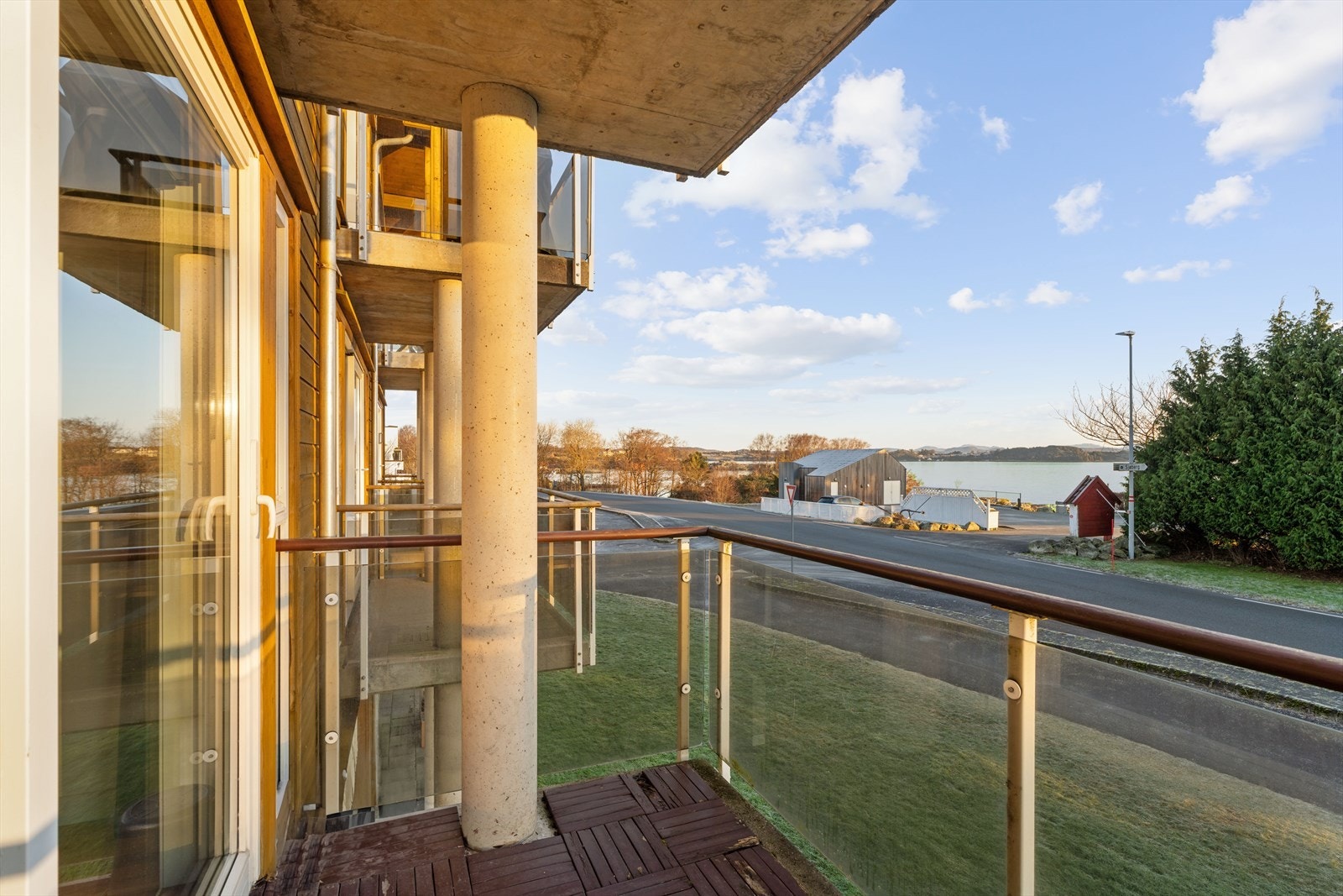 Balkong fra soverom Galleribilde