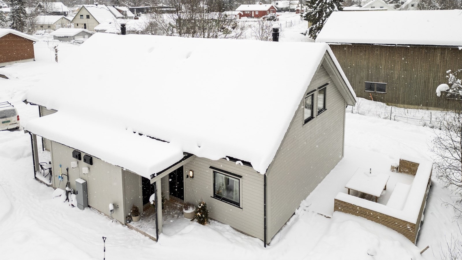 Terrasse hvor man kan nyte frisk luft. Galleribilde