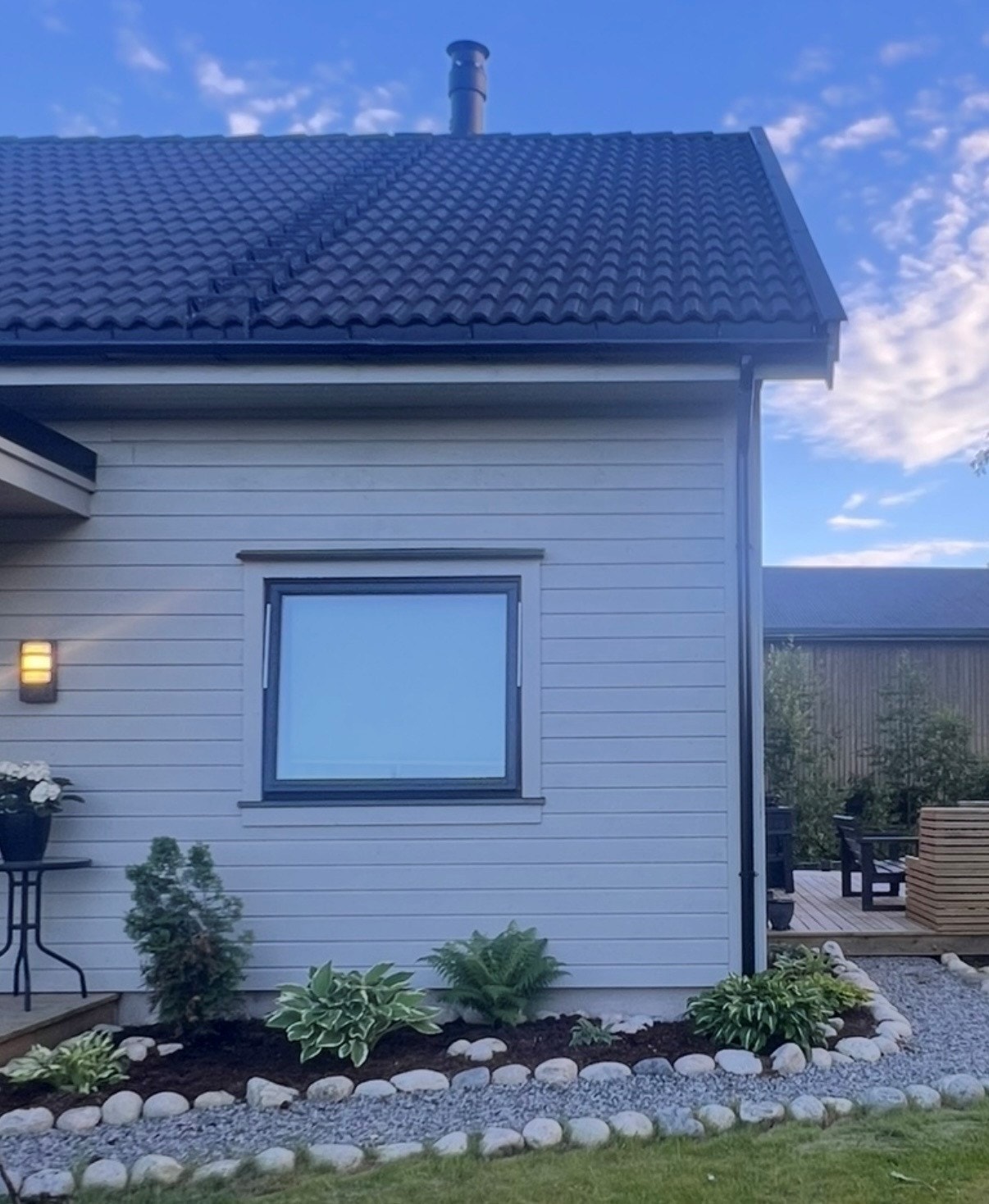 Pent opparbeidet uteareal. Privat bilde. Galleribilde