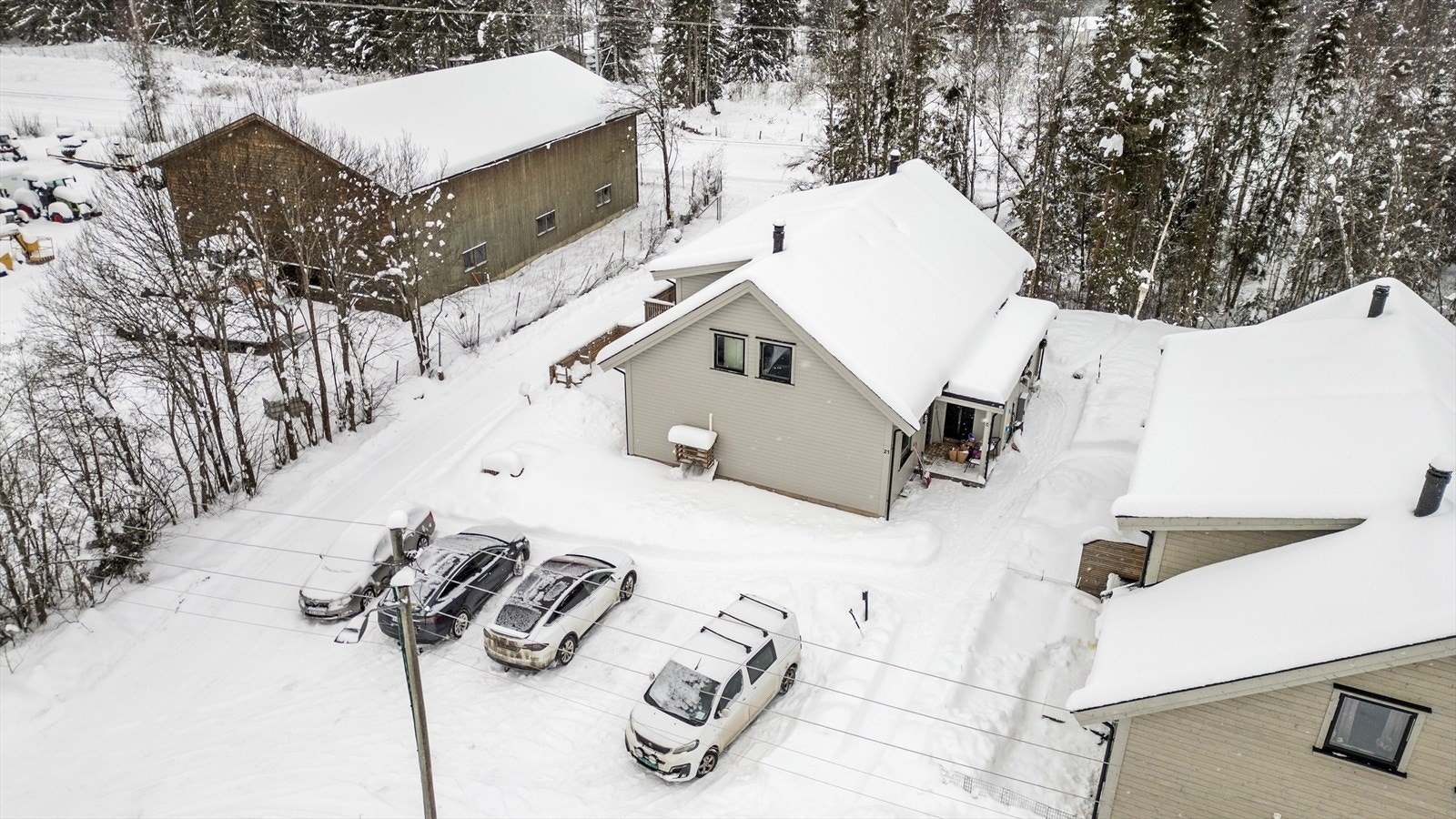 Felles parkering. Galleribilde