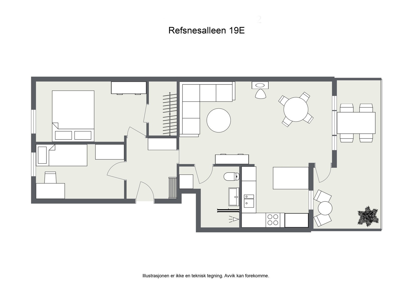 Plantegning. Galleribilde