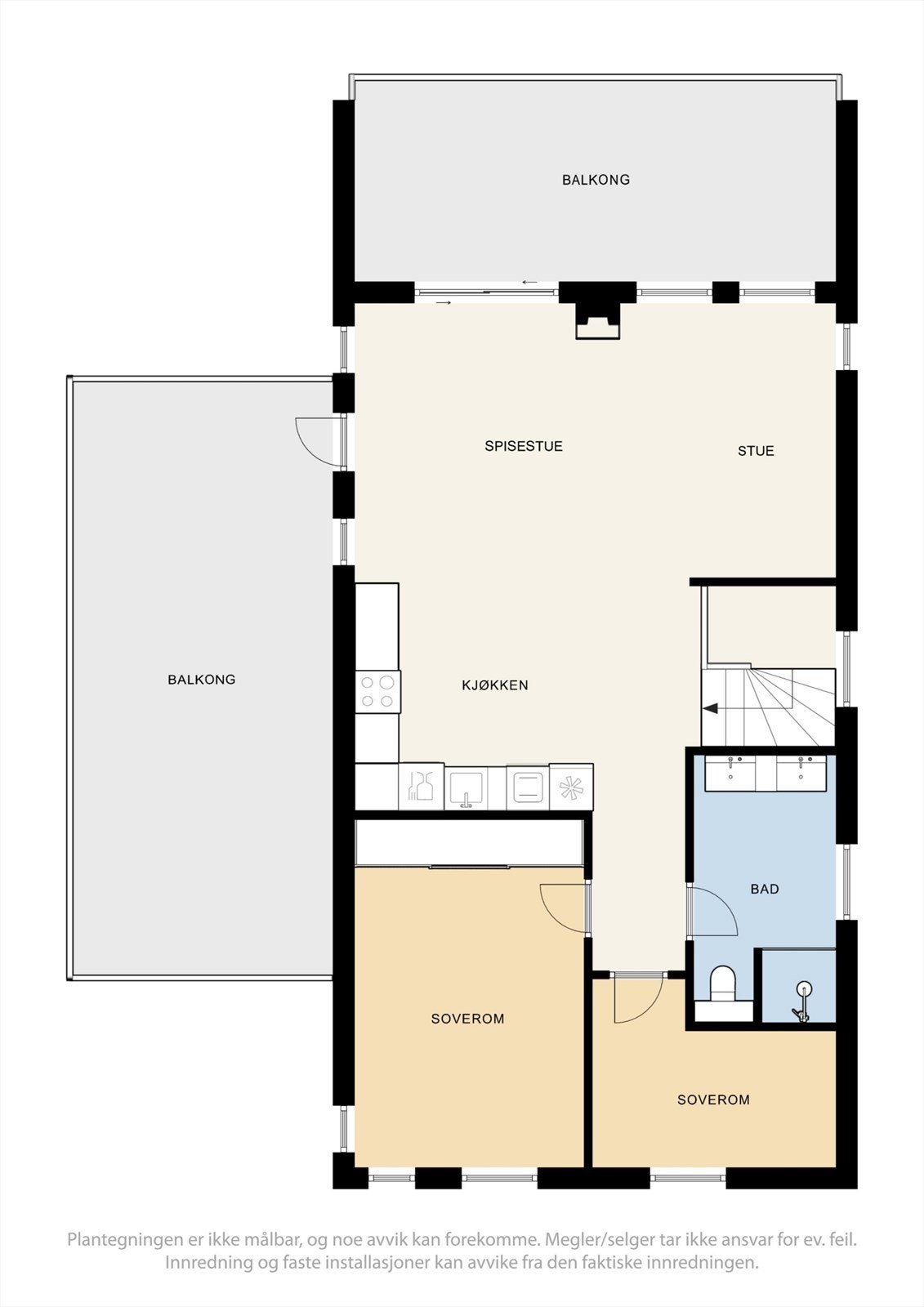 Plantegning 2. etasje. Galleribilde