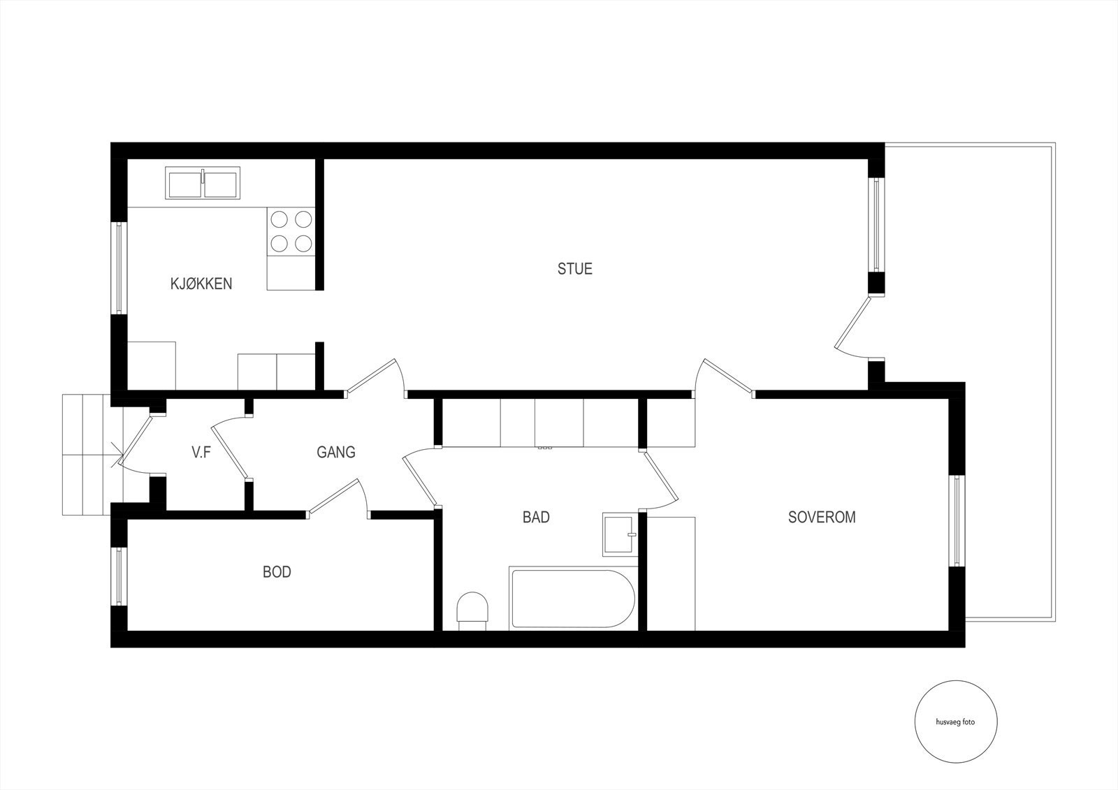 Plantegning Galleribilde