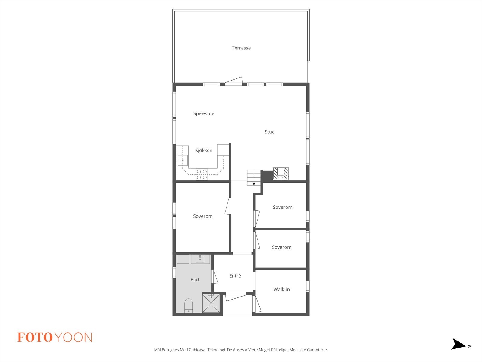 Plantegning 1 .etasje Galleribilde
