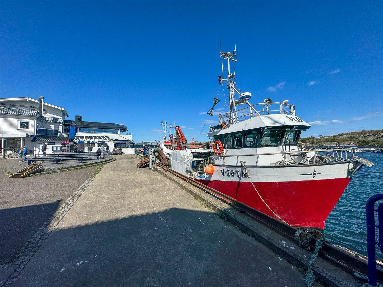 Den blå brygge på Tjøme. Galleribilde