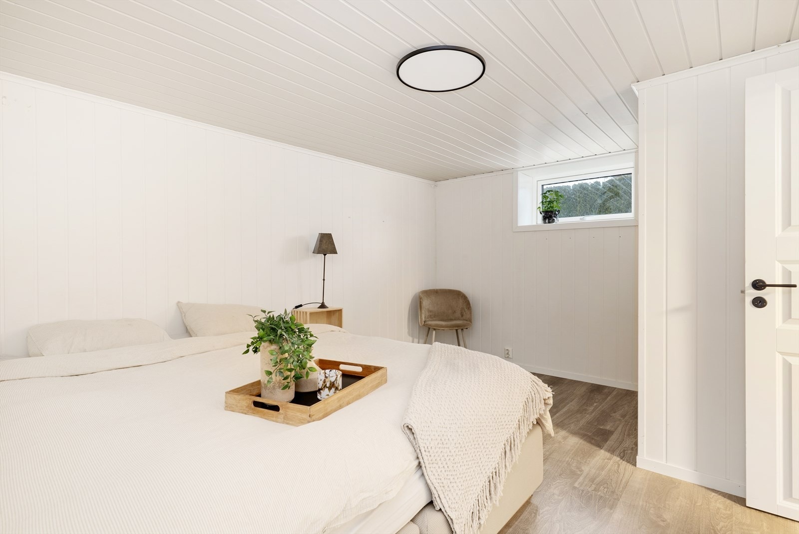 Innredet rom som i dag benyttes som soverom. Galleribilde