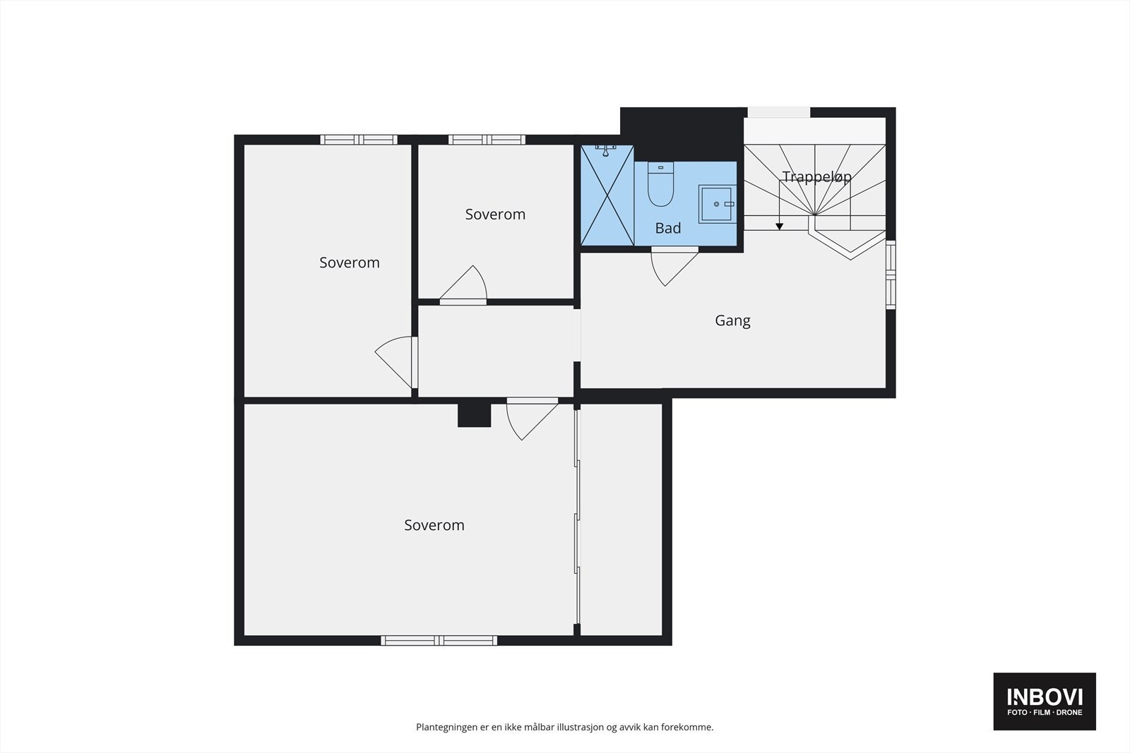 Plantegning 2.etg Galleribilde