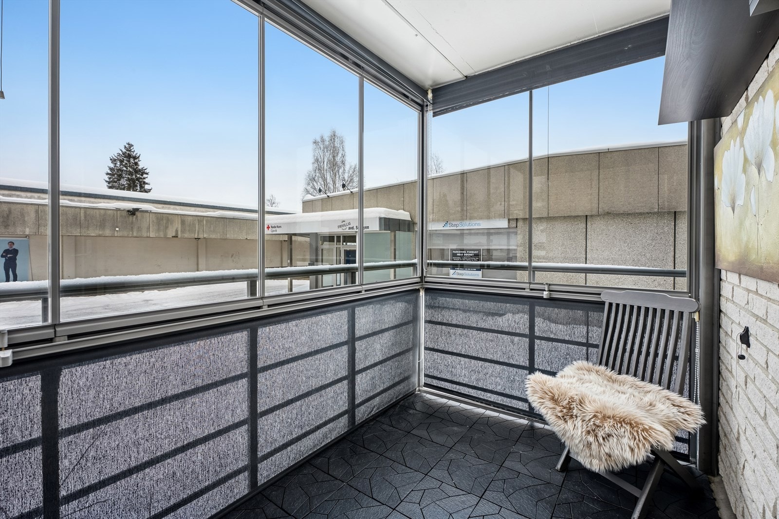 Innglassingen gir ly for vær og vind, og forlenger sesongen. Galleribilde