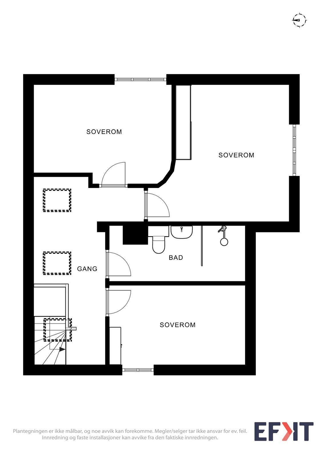 Plantegning 2. etg. Galleribilde
