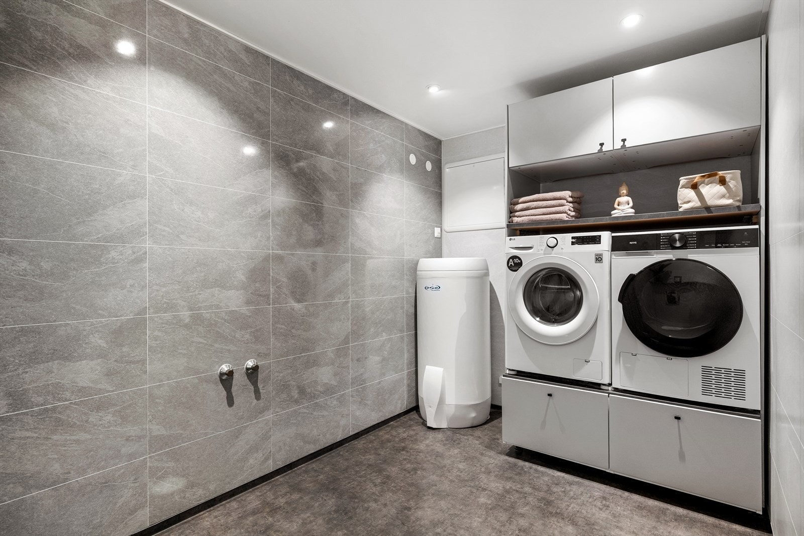 Opplegg for vaskemaskin. Galleribilde