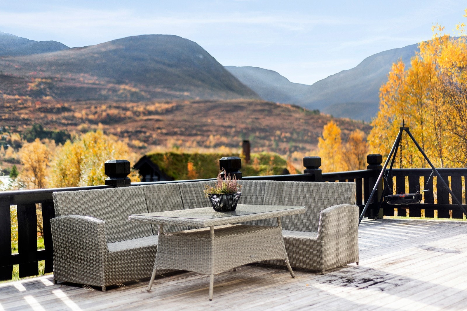 Her får man god anledning til å følge med fargene til de ulike sesongene som forandrer seg i takt med året. Galleribilde