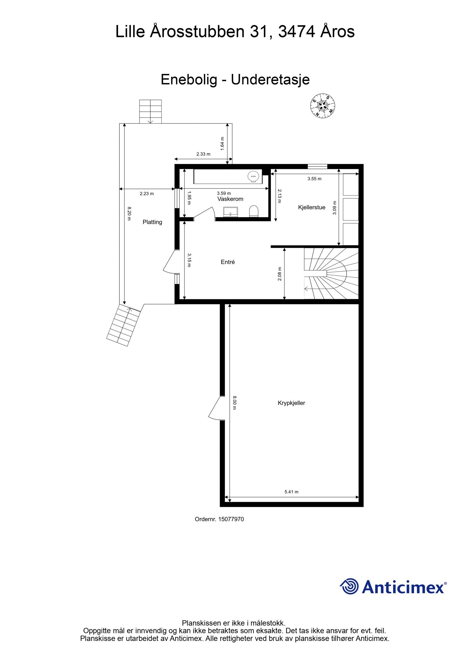 Plantegning-Underetasje Galleribilde