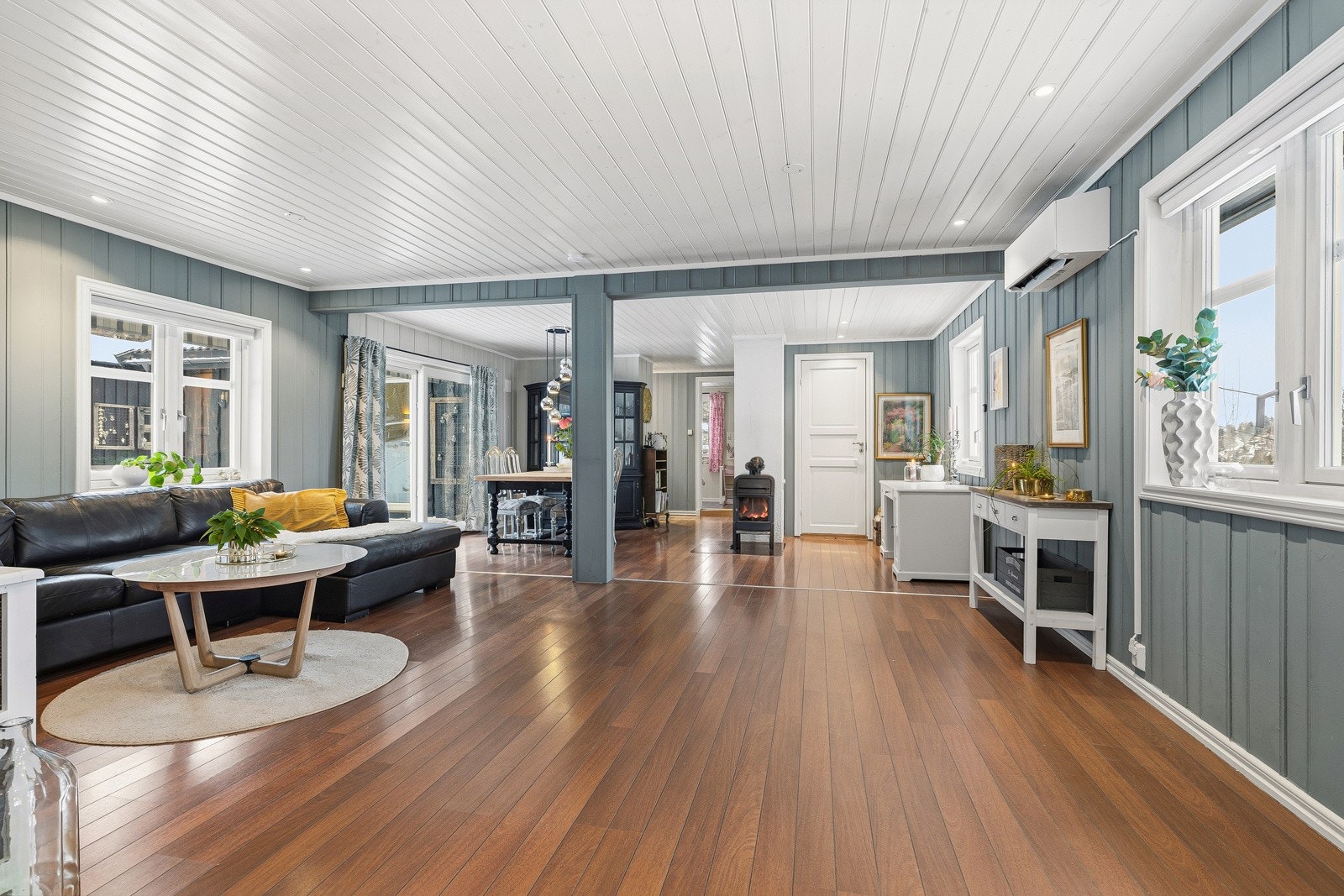 Stue med varmepumpe Galleribilde