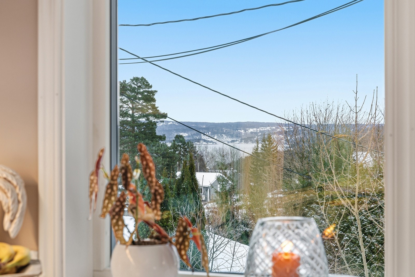 Utsikt fra kjøkkenvindu Galleribilde