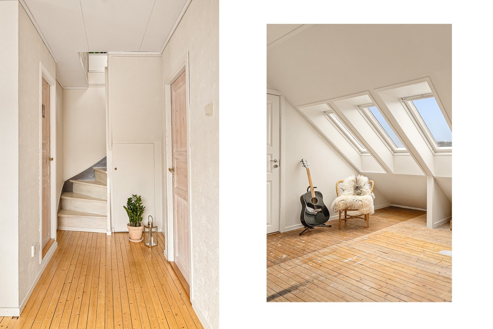 - Loftet gir boligen et ekstra løft med en loftstue som også kan benyttes som ekstra soverom - Galleribilde