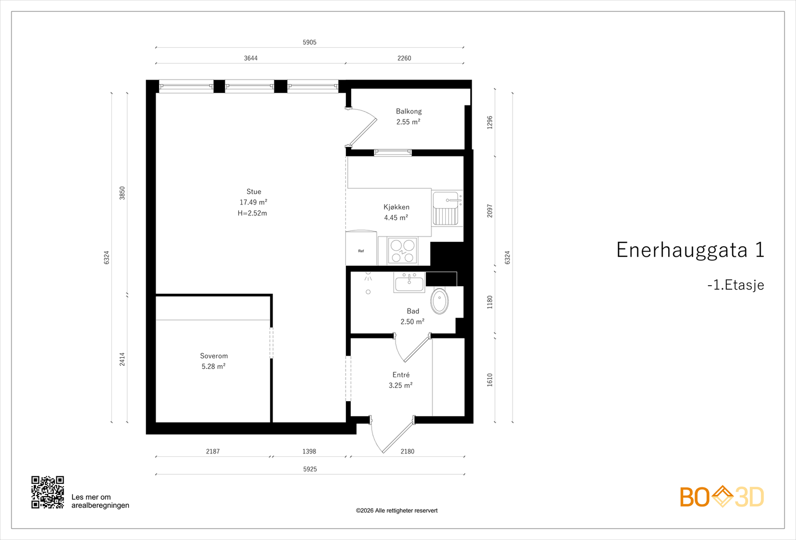 Plantegning Galleribilde