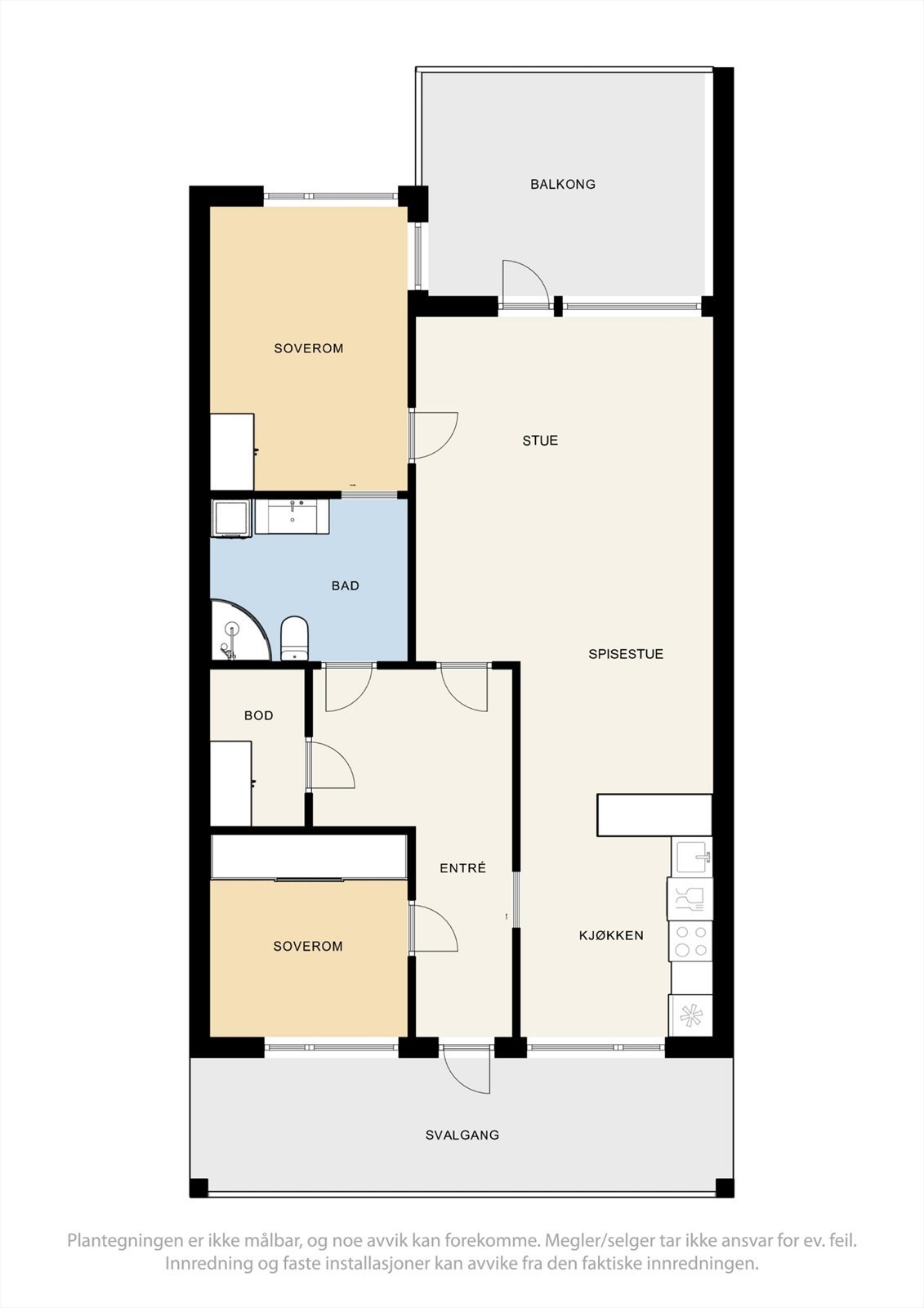 Plantegning Galleribilde