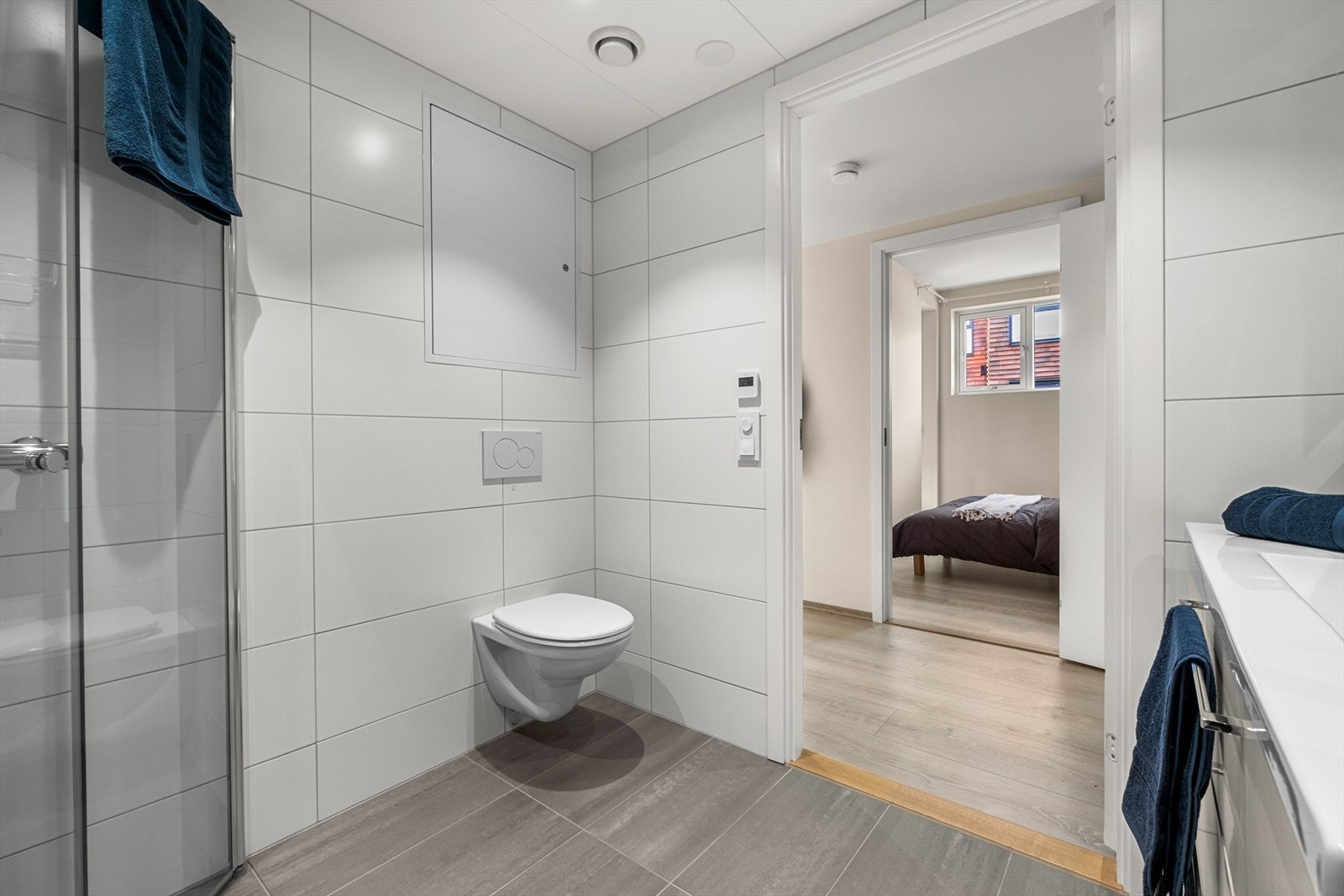 Baderommet har som resten av boligen fått TG 0 av takstmann Galleribilde