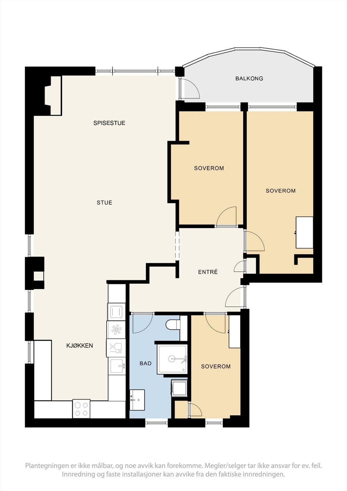 Plantegning Galleribilde