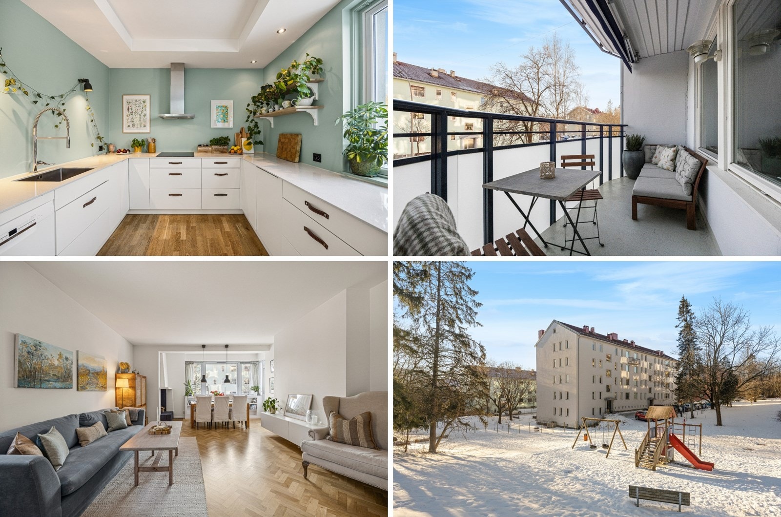 Hjertelig velkommen til denne lyse og sjarmerende 4-roms hjørneleilighet som ligger i en høy 1.etasje.
Her har du et pent kjøkken og bad. God planløsning. Nærhet til det meste! Galleribilde